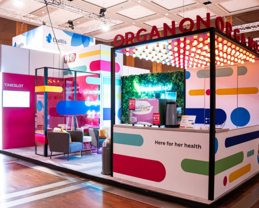 Messestand für Organon